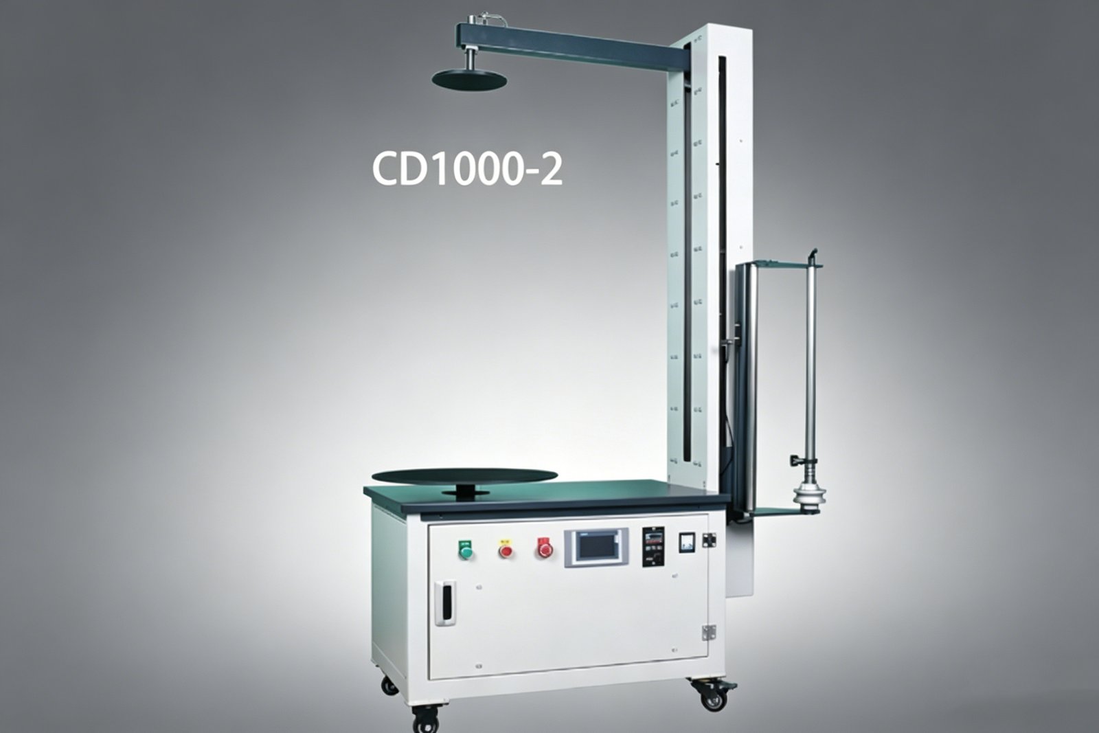 CD1000-2 high-capacity electric stretch wrapping machine with 50cm film carriage for parcels up to 100x85x85cm.